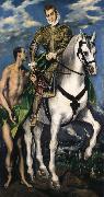 El Greco St Martin and the Beggar Sweden oil painting artist